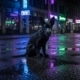 Headerbild: ein schwarzer Hund mit Beißkorb